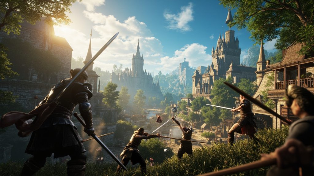 Voyage immersif dans les jeux médiévaux sur ps5
