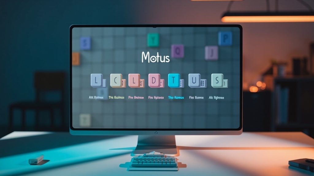 Jeux de mots en ligne gratuits : découvrez motus et ses adaptations