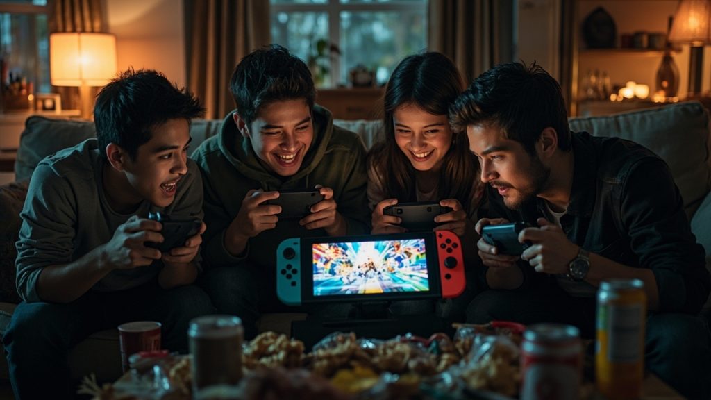 Jouer à 4 sur la nintendo switch : guide pratique