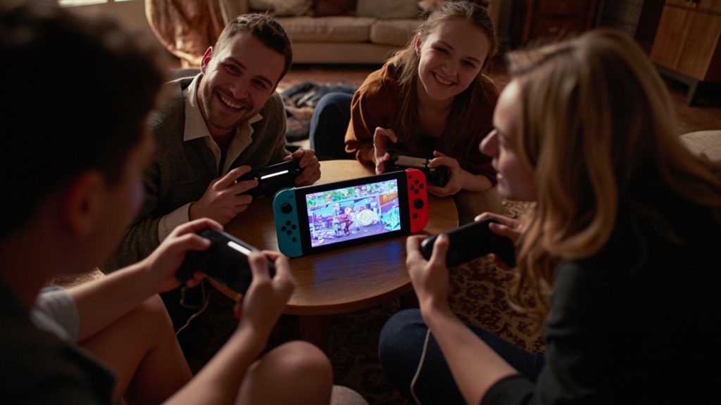 Jouer à 4 sur la nintendo switch : guide pratique