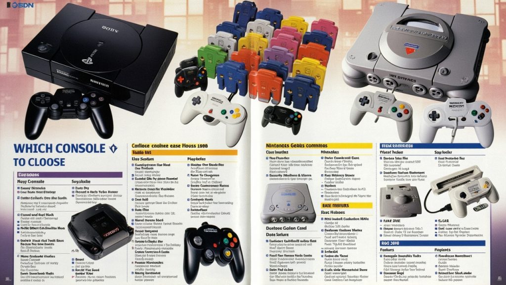 Quelle console choisir en 1998 : guide et comparatif