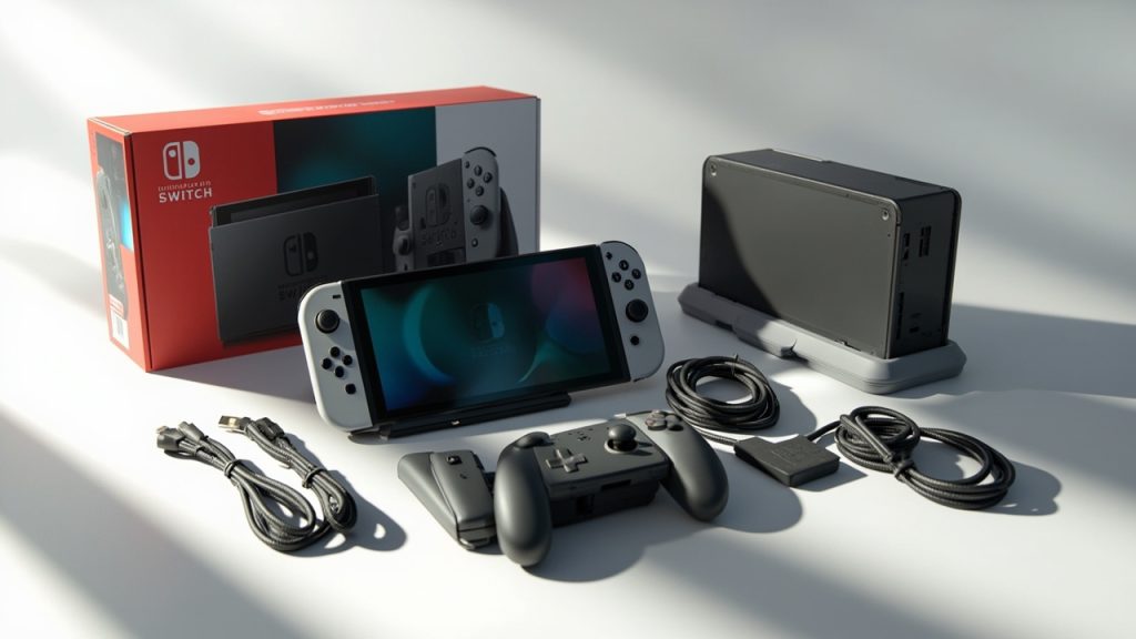 La nintendo switch 2 : contenu de la boîte et accessoires inclus