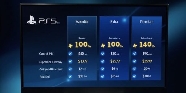 Comparatif des prix de l’abonnement PS5 Comparatif des prix de l'abonnement PS5