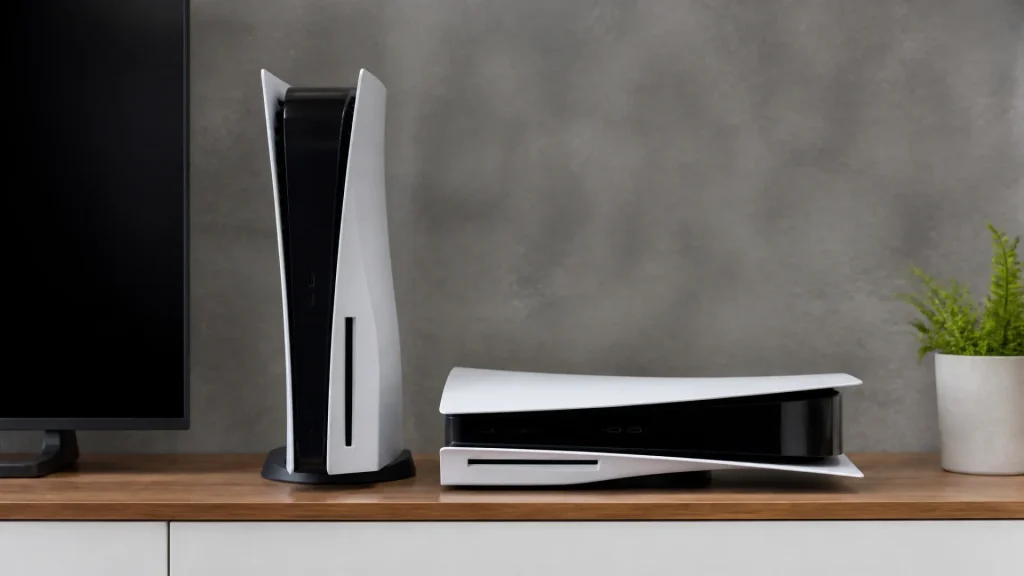 PS5 upright or lying down: which position to choose?